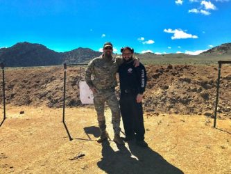 Student of the Gun Moves to Wyoming - Paul and Jarrad on the 1000 yard range
