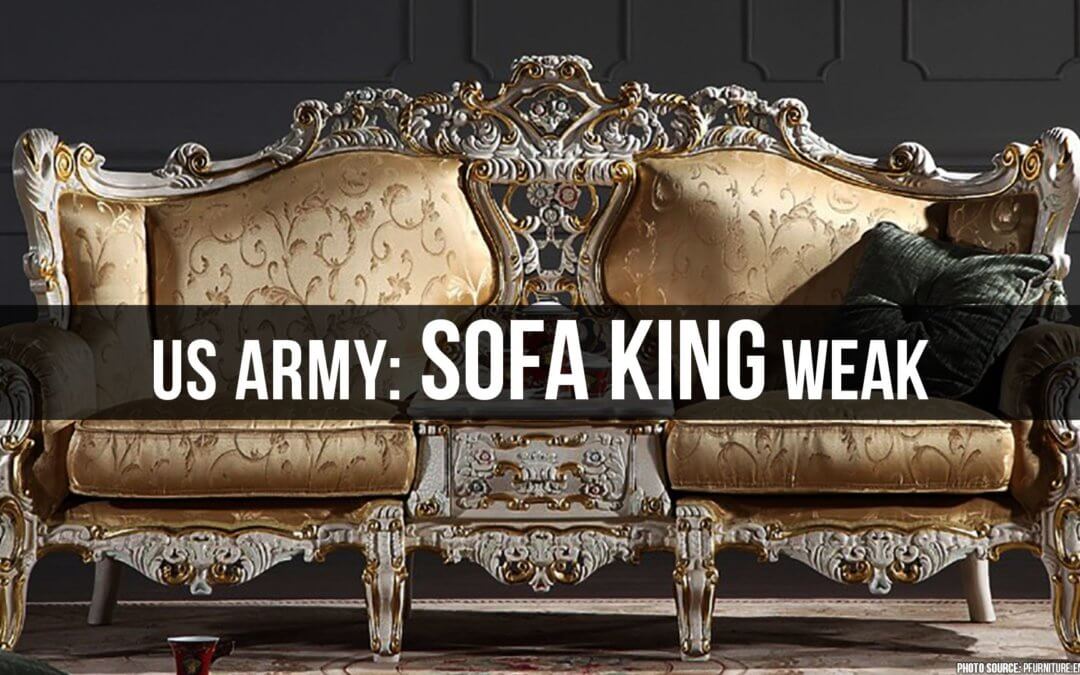 US Army: Sofa King Weak | SOTG 993